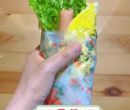 鸡蛋卷饼的做法