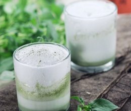 冰抹茶牛奶的做法
