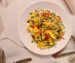 #一蔬一饭皆告白#加了一点小心思的黄瓜炒鸡蛋的做法