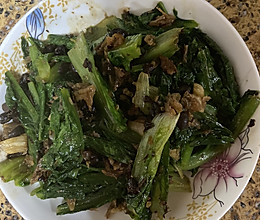#餐桌上的春日限定#豆豉鲮鱼炒油麦菜的做法