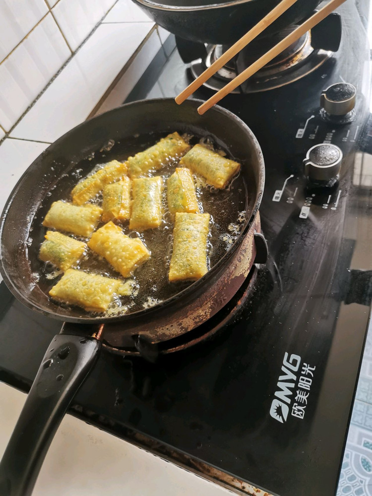 虾仁春卷的做法