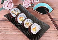 #美食视频挑战赛#鳗鱼紫菜包饭寿司卷，简单易做的做法