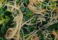 凉拌粉丝菠菜的做法