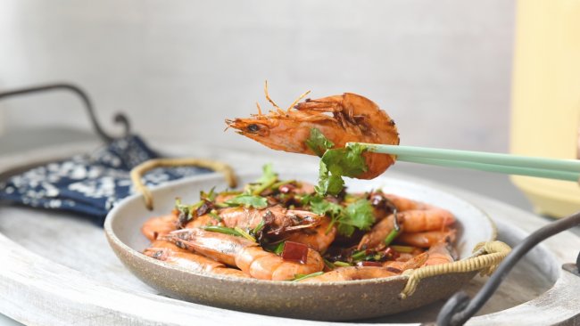 干锅香辣虾的做法