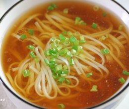 #夏至日，大口吃面#⭐️阳春面⭐️的做法