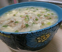 鸡蛋瘦肉粥的做法