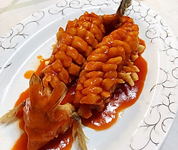 松鼠鱼（河鲈鱼）的做法