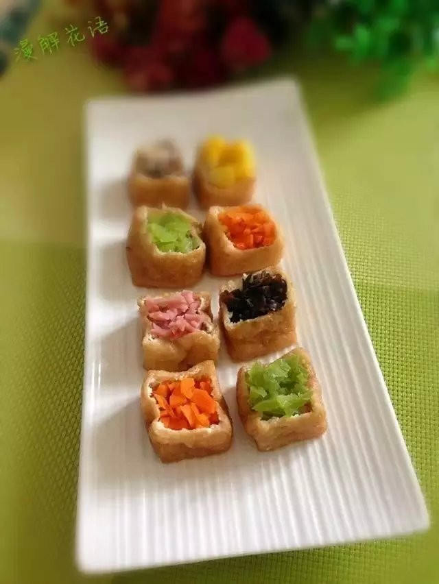 油豆腐嵌肉的做法