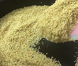 水炒芝麻的做法