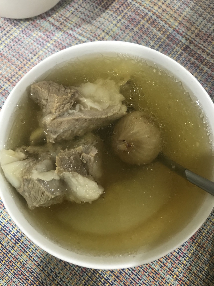 秋冬润燥—无花果雪梨排骨汤的做法