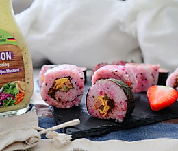 反卷樱花寿司的做法