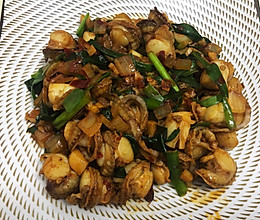 小炒扇贝肉的做法