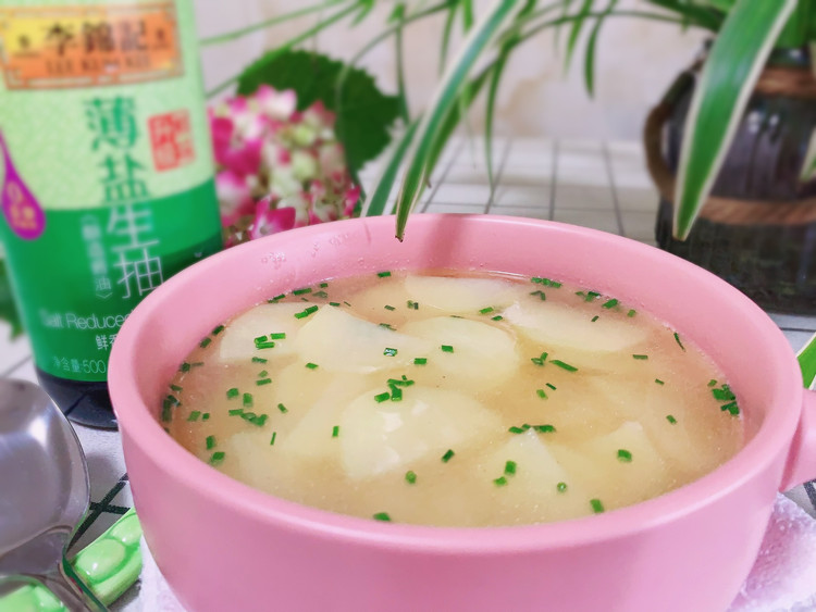 土豆片汤的做法
