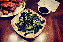 蒜香菊花菜的做法