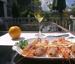 香煎沙拉海虾的做法