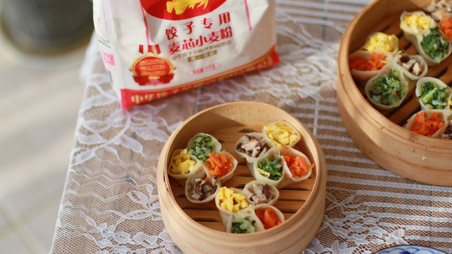 四喜蒸饺的做法