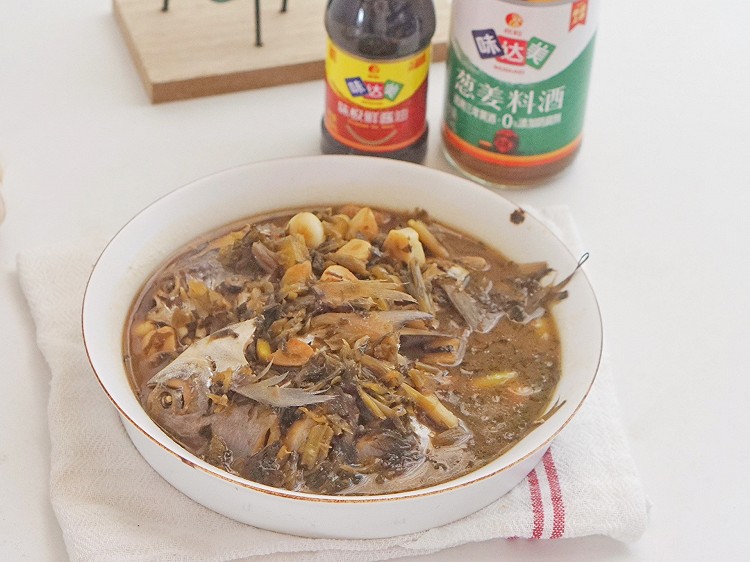 雪菜烧鲳鱼的做法