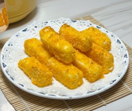 #刘畊宏女孩减脂饮食#脆皮炸鲜奶（空气炸锅版）的做法