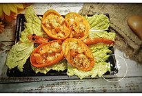 #换着花样吃早餐#鲜虾香芒盏的做法