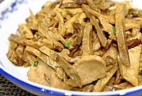 猪油笋干丝炒肉的做法