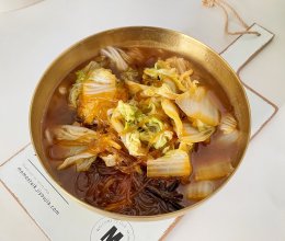 #晒出你的中秋团圆饭#白菜炖粉条的做法