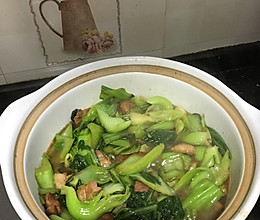 砂锅芥菜煲的做法