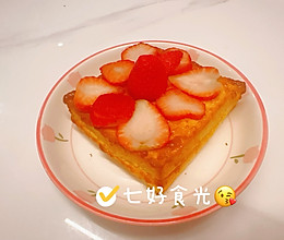 果香肉香乳酪浓~~~草莓午餐肉乳酪的做法