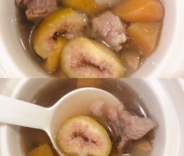 雪梨无花果汤的做法
