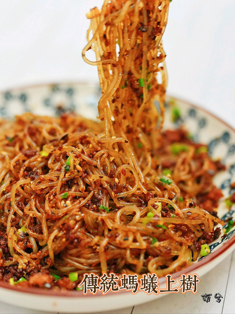 传统做法·经典川菜蚂蚁上树的做法