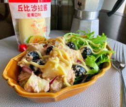 地中海风金枪鱼土豆沙拉的做法
