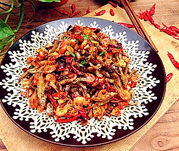 香辣小鱼干的做法