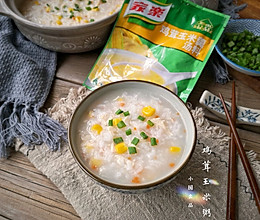 鸡茸玉米粥的做法
