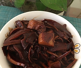 水笋烧肉的做法