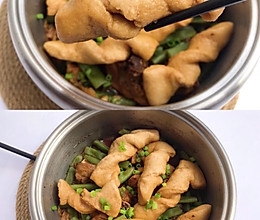 减脂期必备的鸡肉豆角焖卷子，拒绝❌肥胖的做法