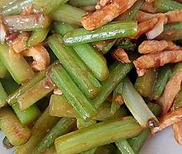 肉丝炒芹菜的做法