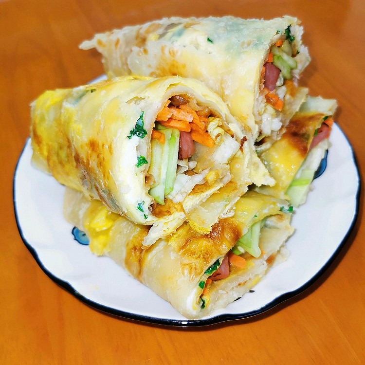 鸡蛋灌饼的做法
