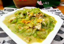 翠绿丝瓜炒蛋#我要上首页清爽家常菜#的做法