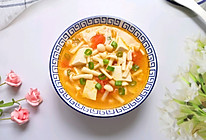 #一学就会快手菜#海鲜菇豆腐汤的做法
