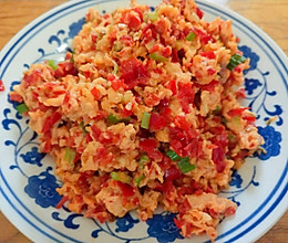 超下饭的剁椒炒鸡蛋的做法