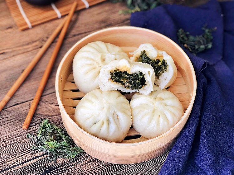 野菜包子的做法