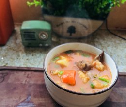 这样的番茄牛腩汤，你一定要试一试的做法