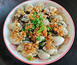 蒜蓉生蚝蒸粉丝的做法