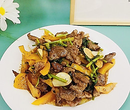 #米饭最强CP#香菜炒牛肉的做法