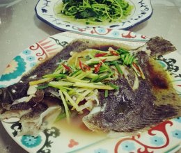清蒸多宝鱼的做法