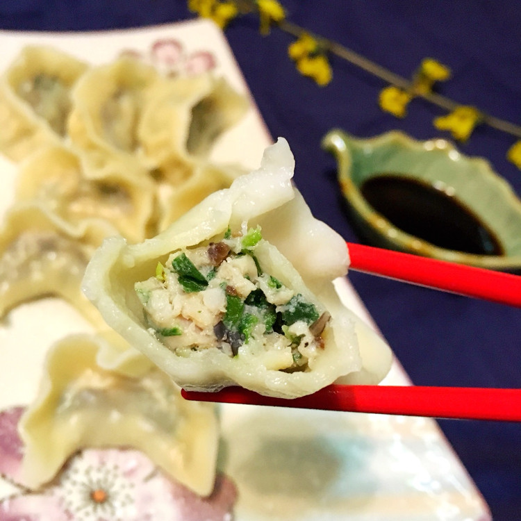 留住春天的味道～荠菜猪肉水饺的做法