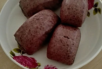 黑米面馒头的做法