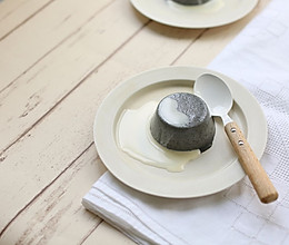 黑芝麻布丁的做法