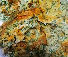 野韭菜（小根菜/大脑蹦）炒鸡蛋的做法