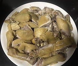 盐浸老母鸡的做法