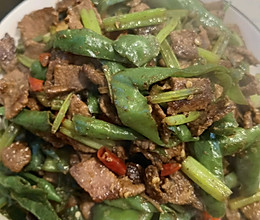 辣椒炒牛肉的做法